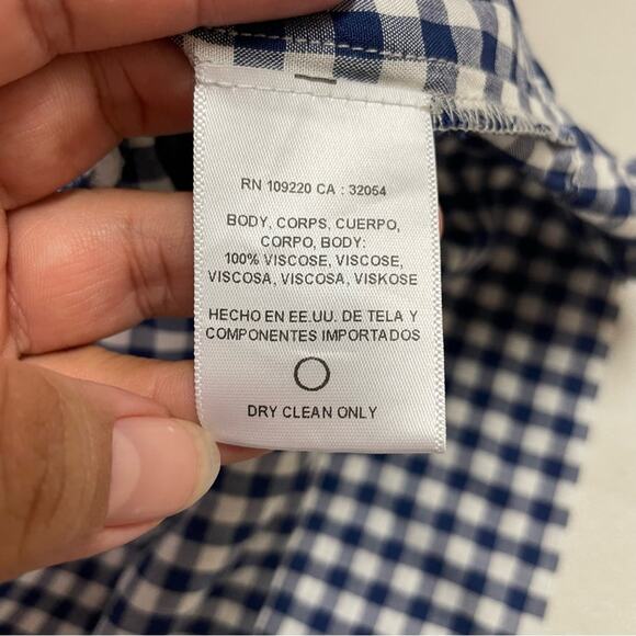 Velvet by Graham & Spencer Black and White Gingham Mini Dress - Picture 7 of 10